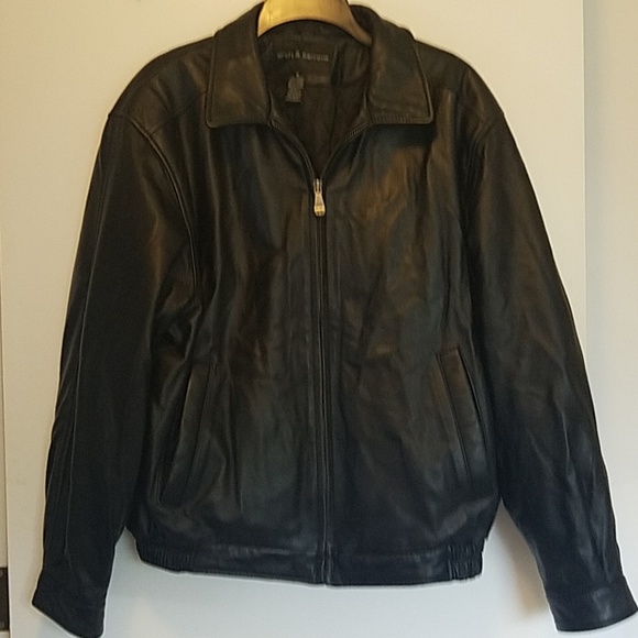 croft & barrow leather jacket